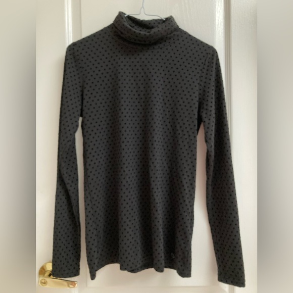 Numph - Danish brand turtle neck dotty black sweatshirt - size S - Picture 2 of 9